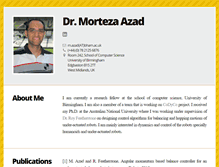 Tablet Screenshot of mortezaazad.com